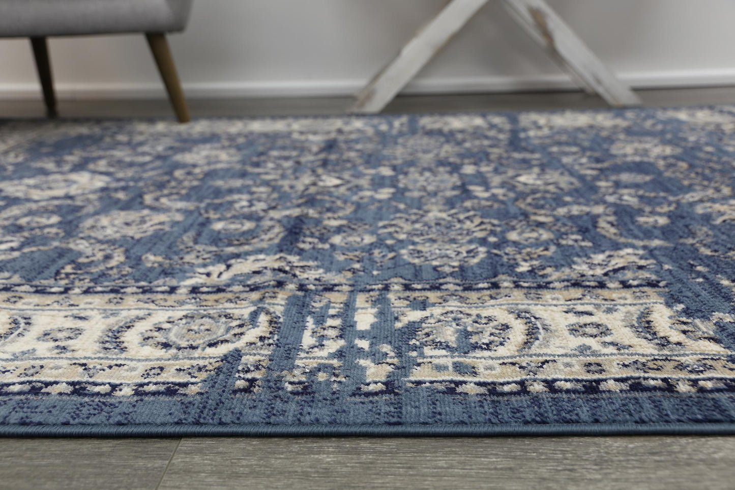Ariana Ziegler Distressed Navy Rug