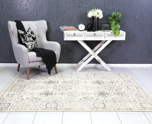 Ariana Ziegler Cream Grey Rug - /products/ariana-ziegler-cream-grey-rug-1