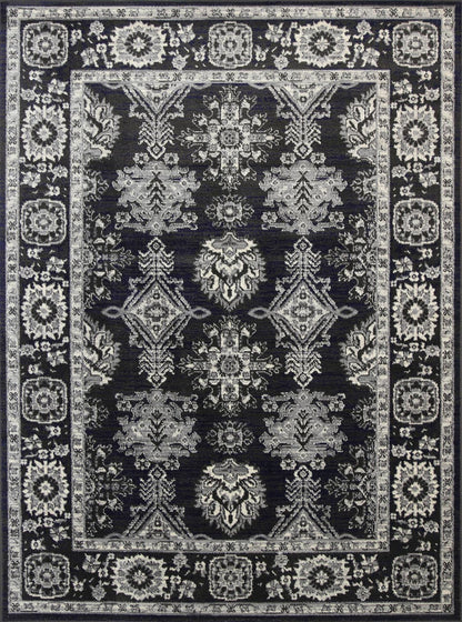 Ariana Ziegler Navy Grey Rug