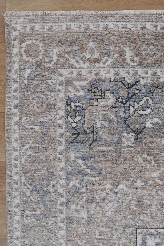 Baltimore Virginia Medallion Transitional Ash Rug - /products/baltimore-virginia-medallion-transitional-ash-rug
