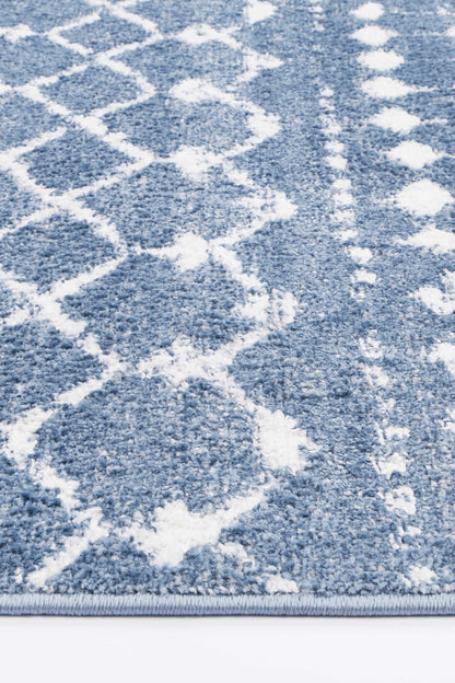 Bergen Repeats Blue and White Rug