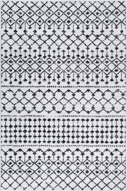 Bergen Repeats Black and White Rug