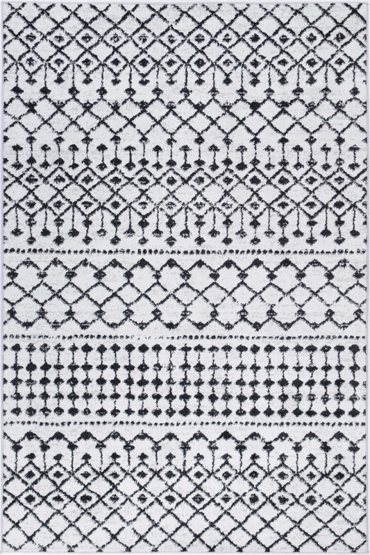 Bergen Repeats Black and White RugBergen Repeats Black and White Rug - /products/bergen-tribal-black-white-rug