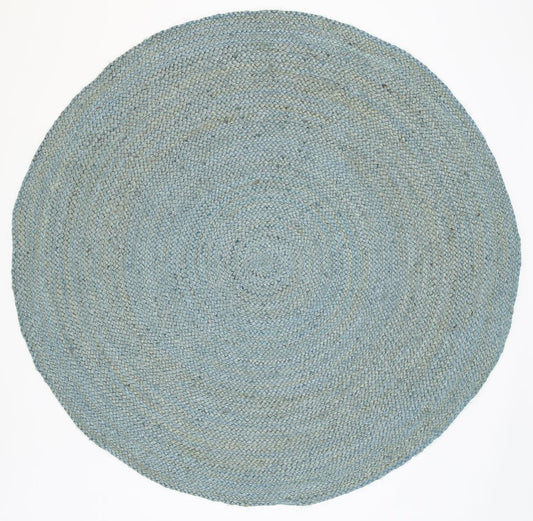 Organica Tundra Blue Jute Round RugOrganica Tundra Blue Jute Round Rug - /products/organica-blue