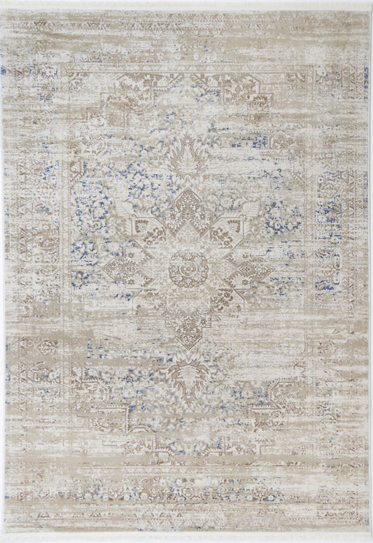 Bohemian Paradise Medalion Beige Blue RugBohemian Paradise Medalion Beige Blue Rug - /products/cordelia-medalion-beige-blue-rug