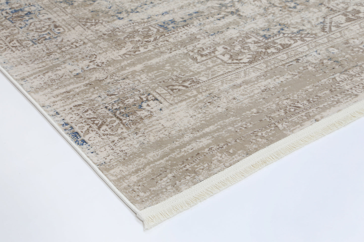 Bohemian Paradise Medalion Beige Blue Rug