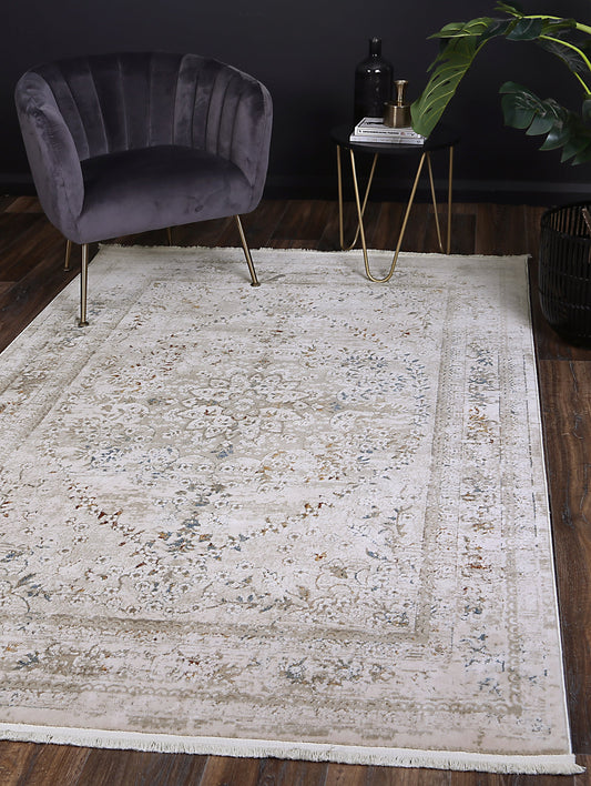 Bohemian Paradise Vintage Medalion Beige Multi Rug - /products/cordelia-vintage-medalion-beige-multi-rug