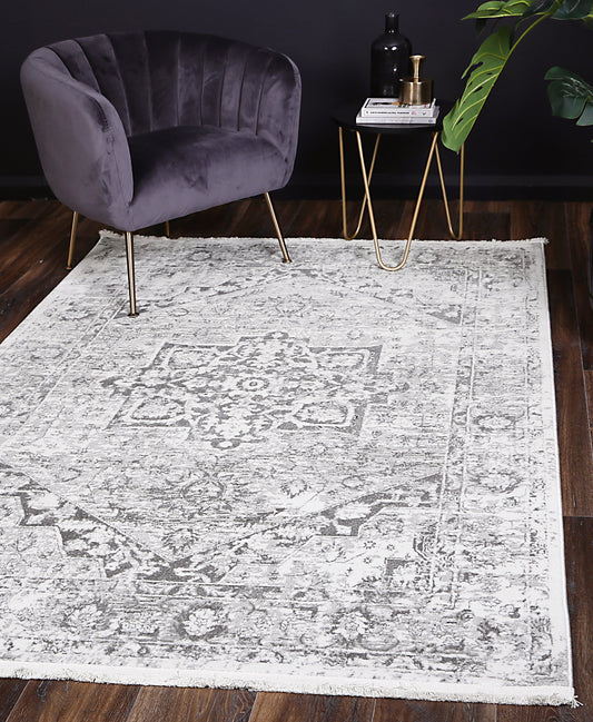 Bohemian Paradise Classic Vintage Grey Rug - /products/cordelia-classic-vintage-grey-rug