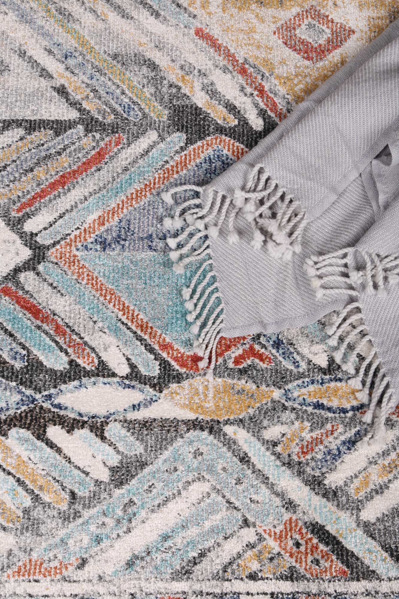 Bristol Geometric Muted Multi Rug