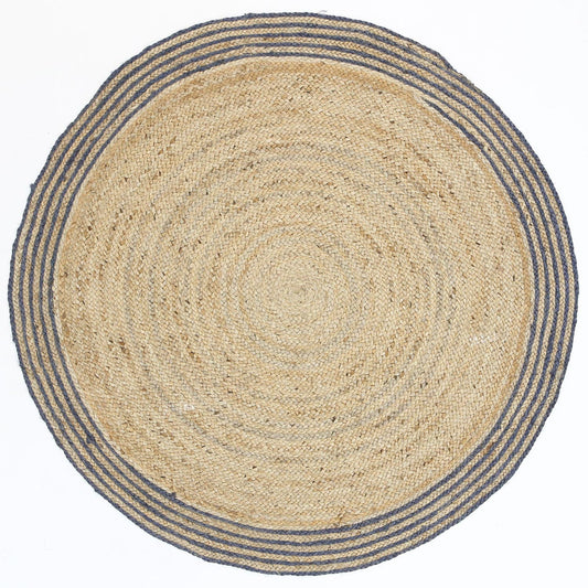 Capri Grey Natural Round Boarder RugCapri Grey Natural Round Boarder Rug - /products/capri-grey-natural-round-boarder-rug