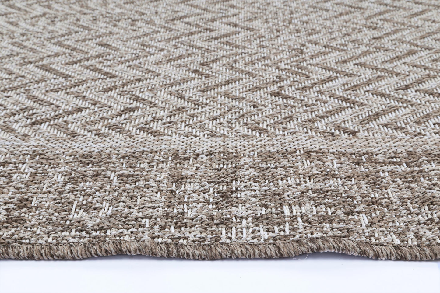 Capri Weiss Natural Boarder Rug