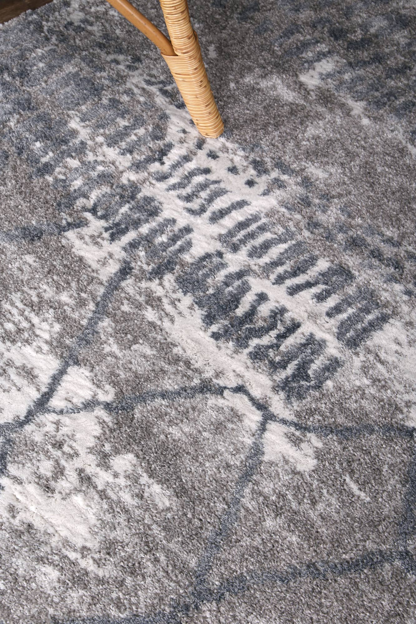 Century Aetius Grey Plush Rug