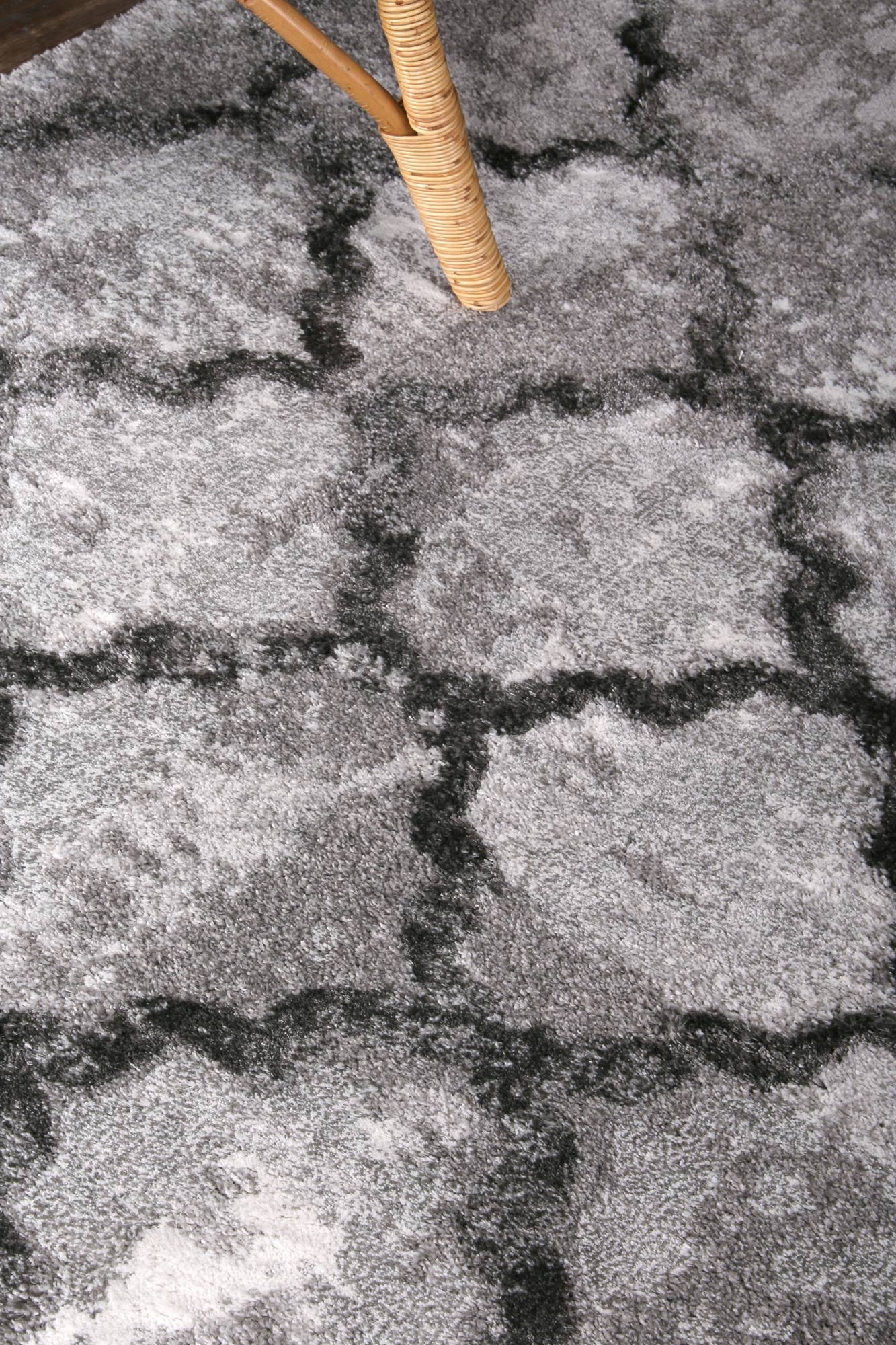 Century Valerius Grey Plush Rug