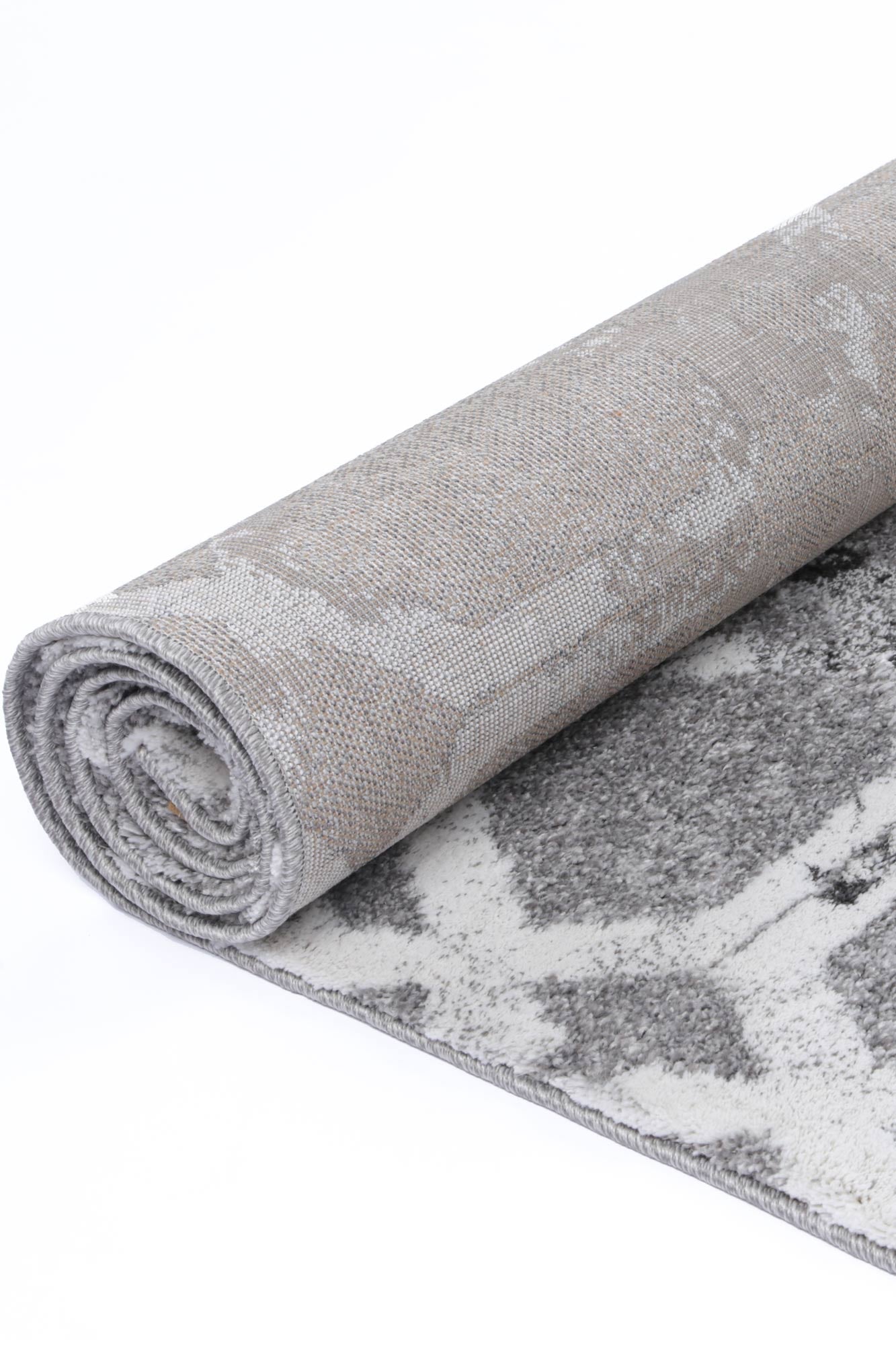 Century Flavius Grey Plush Rug