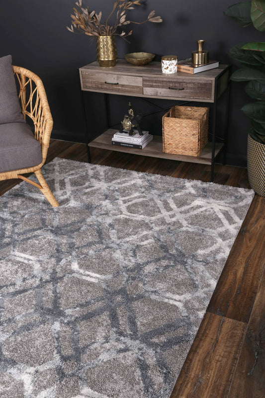 Century Septimius Grey Plush Rug - /products/cent11