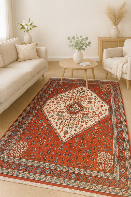 Handmade rugs AustraliaPersian Yalama hand knotted soft Lamb wool - /products/handmade-wool-rugs-105-x-150-cm