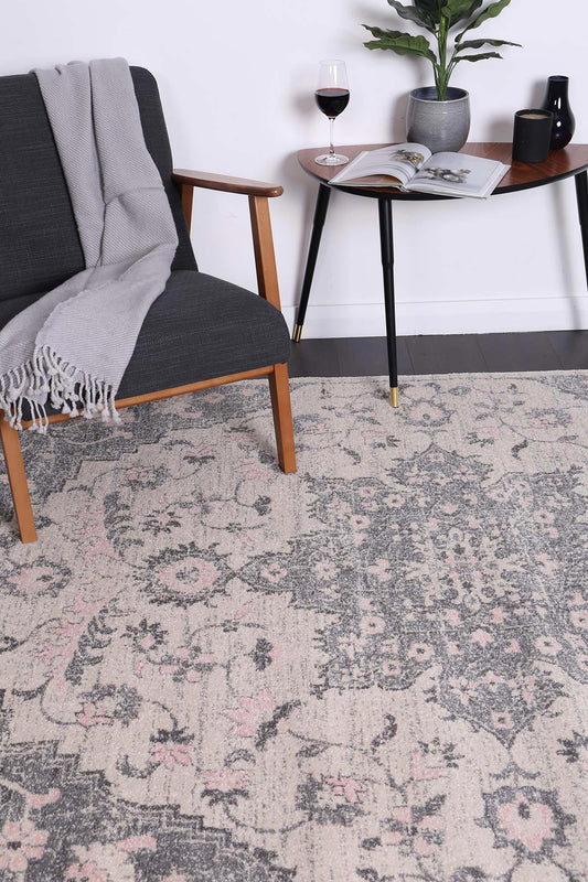 Delicate Madeleine Grey & Ivory Rug - /products/delicate-madeleine-grey-ivory-rug