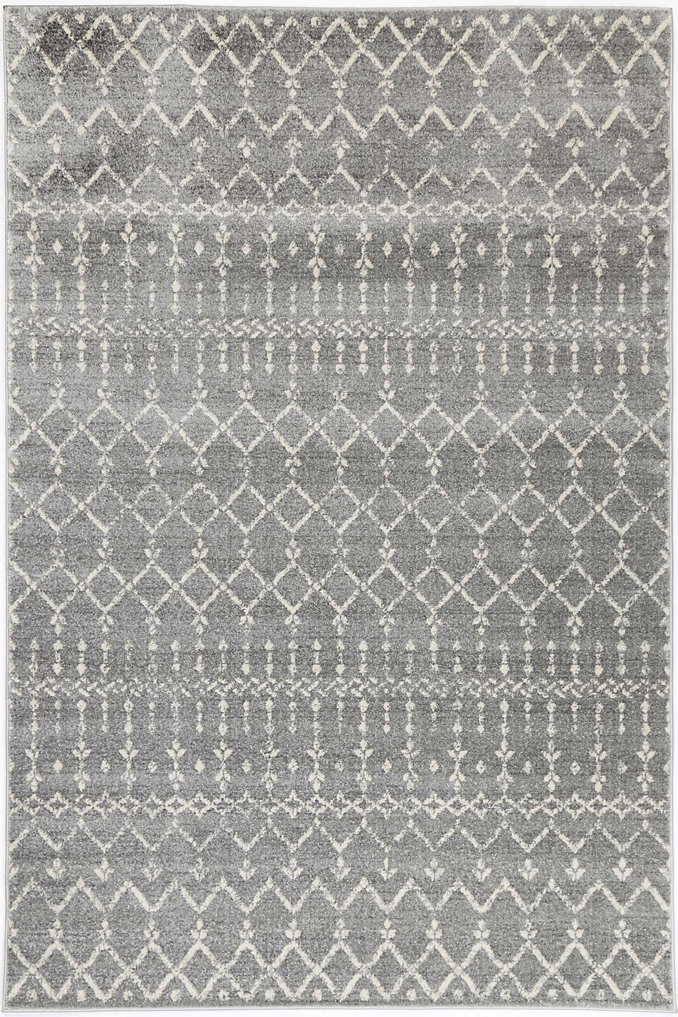 Delicate Cassiday Grey & Ivory Rug