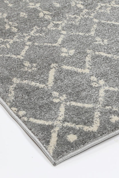 Delicate Cassiday Grey & Ivory Rug