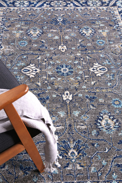 Delicate Royale Blue Rug