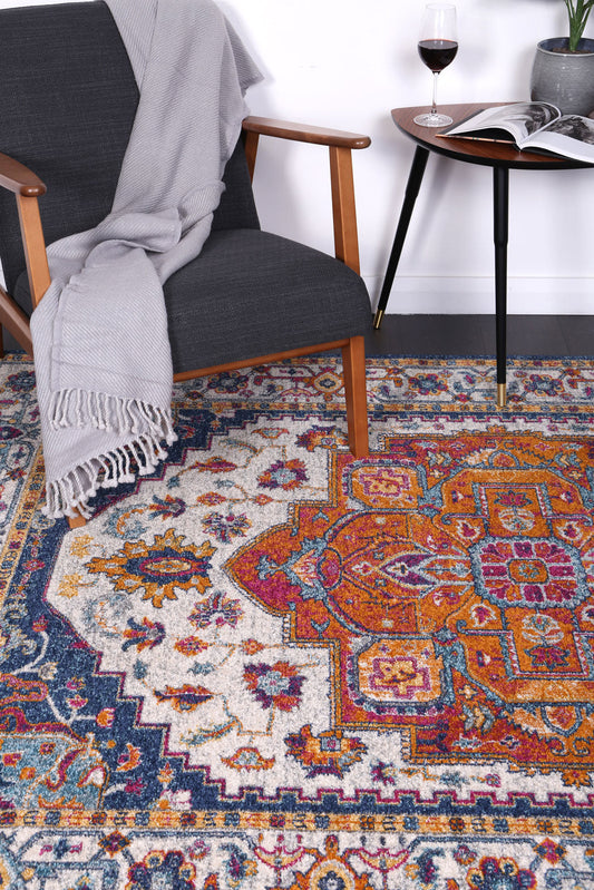 Delicate Vibrance Multi-Coloured Rug - /products/delicate-deli6