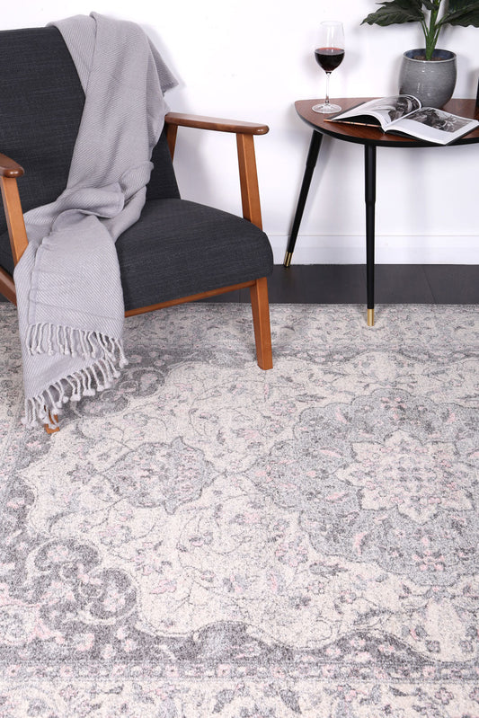 Delicate Traditional Grey Rug - /products/delicate-deli7