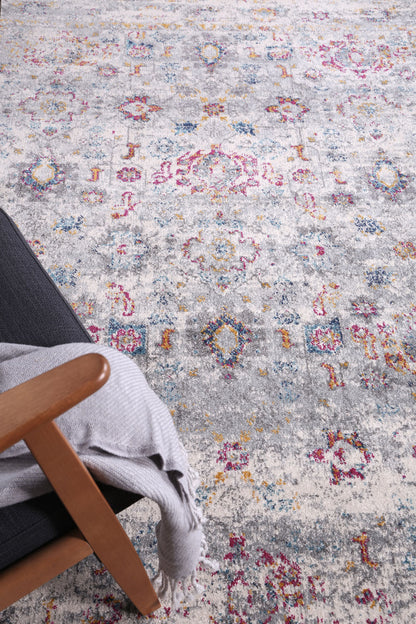 Delicate Flowers Multi-Coloured Rug