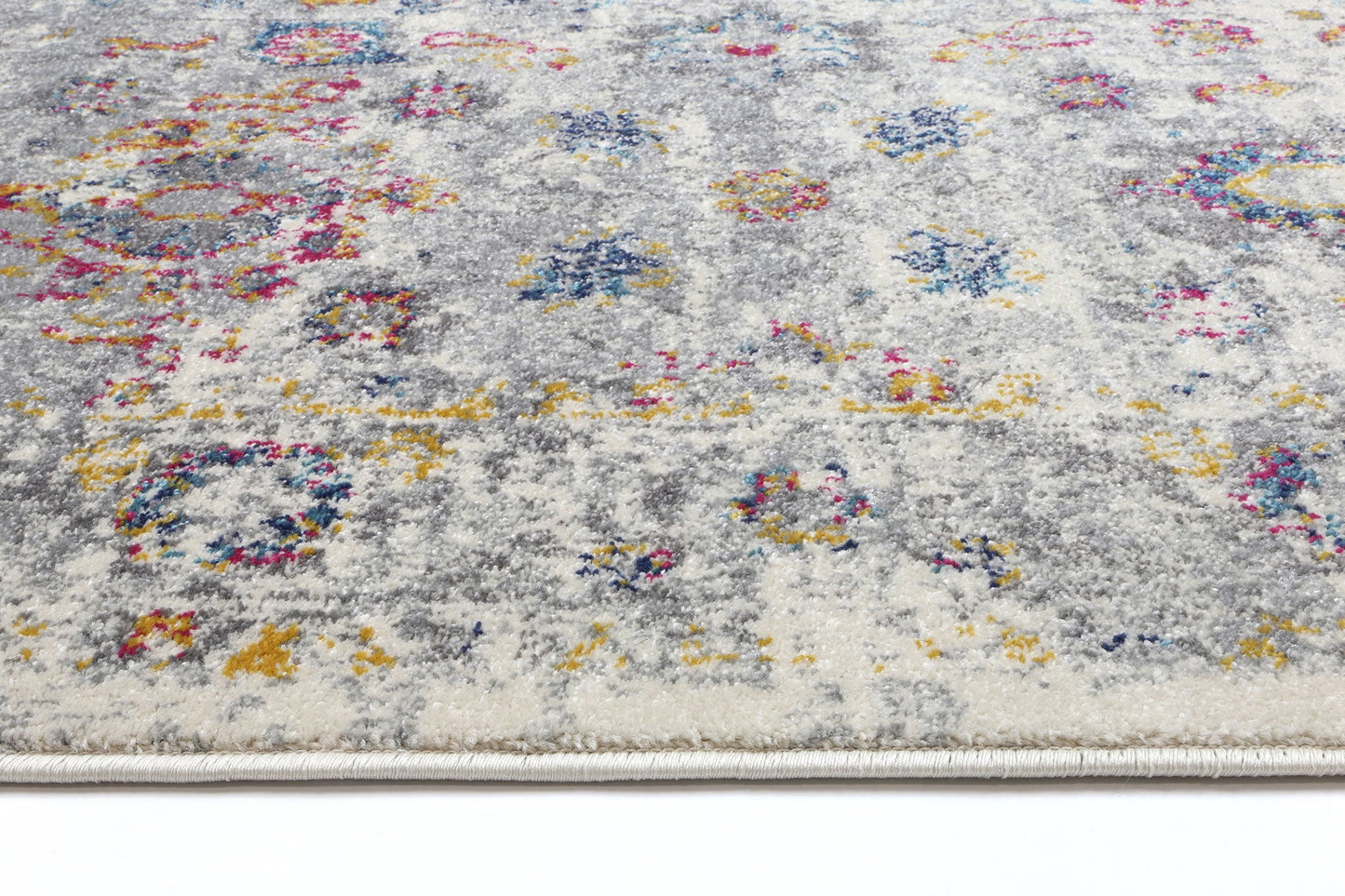 Delicate Flowers Multi-Coloured Rug