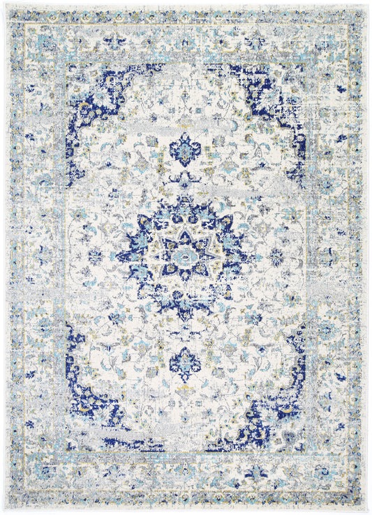 Delicate Magnificance Ivory and Blue RugDelicate Magnificance Ivory and Blue Rug - /products/delicate-deli13