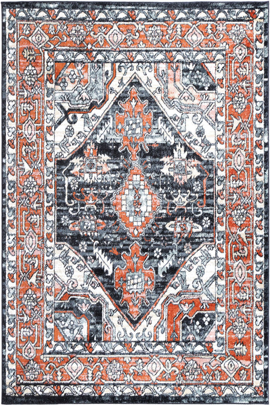 Estate Leoplda Traditional Black RugEstate Leoplda Traditional Black Rug - /products/estate-esta01-black