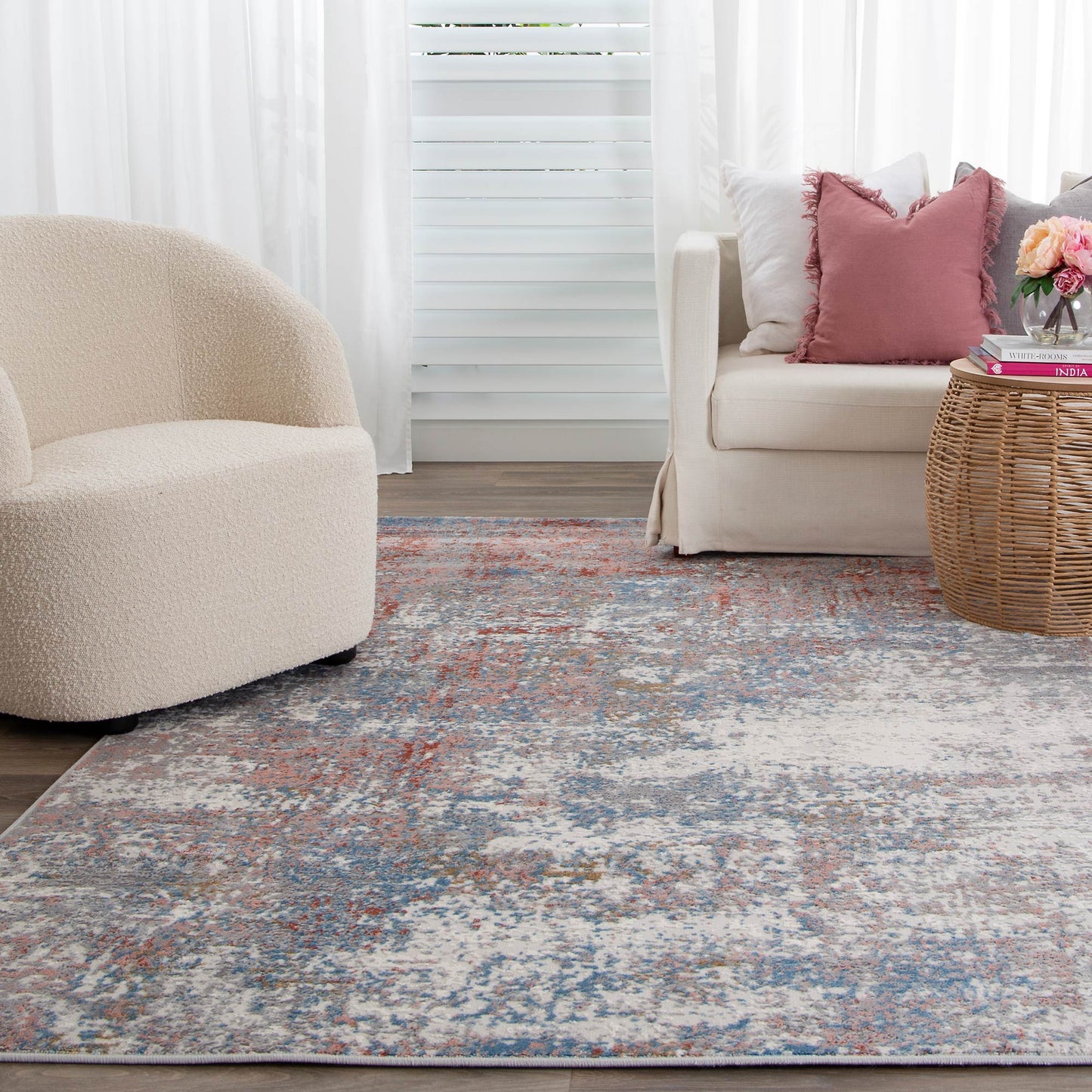 Expressions Multi Colour Modern Rug