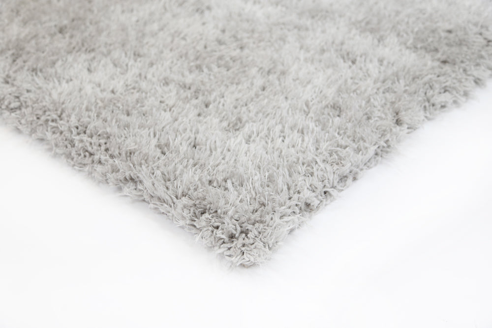 Flokati Super Soft Ultra Thick Shag Rug Silver