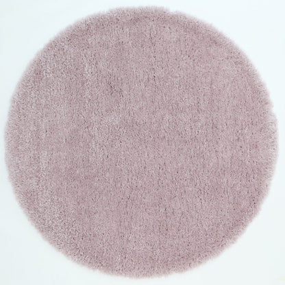 Flokati Super Soft Ultra Thick Pink Shaggy Round Rug