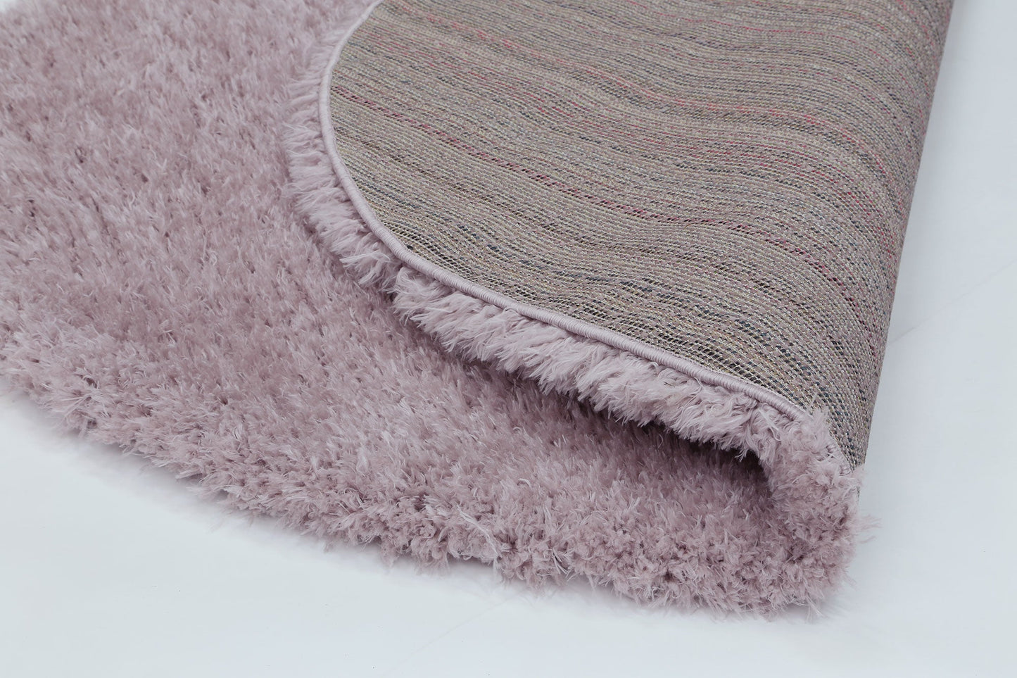 Flokati Super Soft Ultra Thick Pink Shaggy Round Rug