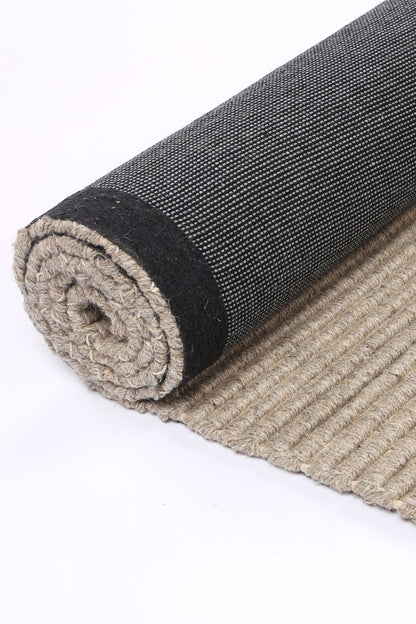 Goa Textured Wool Blend Ash Rug