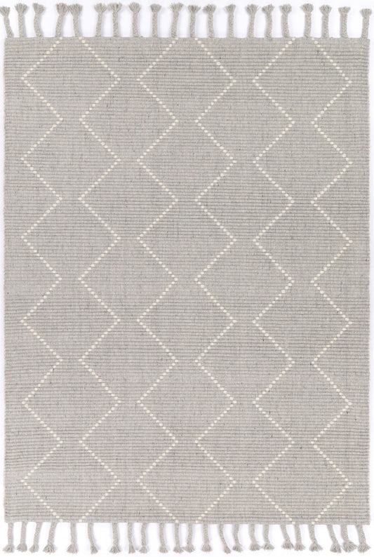 Goa Zig-Zag Wool Blend Grey RugGoa Zig-Zag Wool Blend Grey Rug - /products/goa-d2-grey