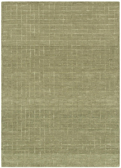 Abasco Green Knitted Wool Rug