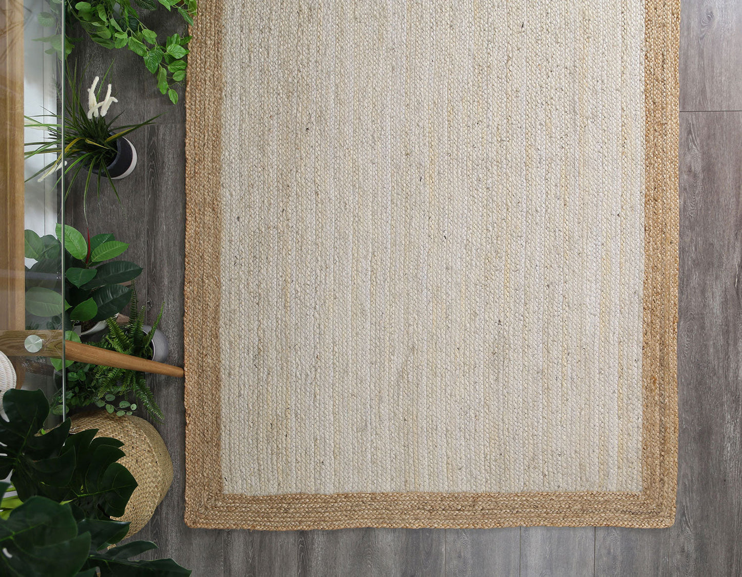 Hampton Centre Pearl Jute Rug