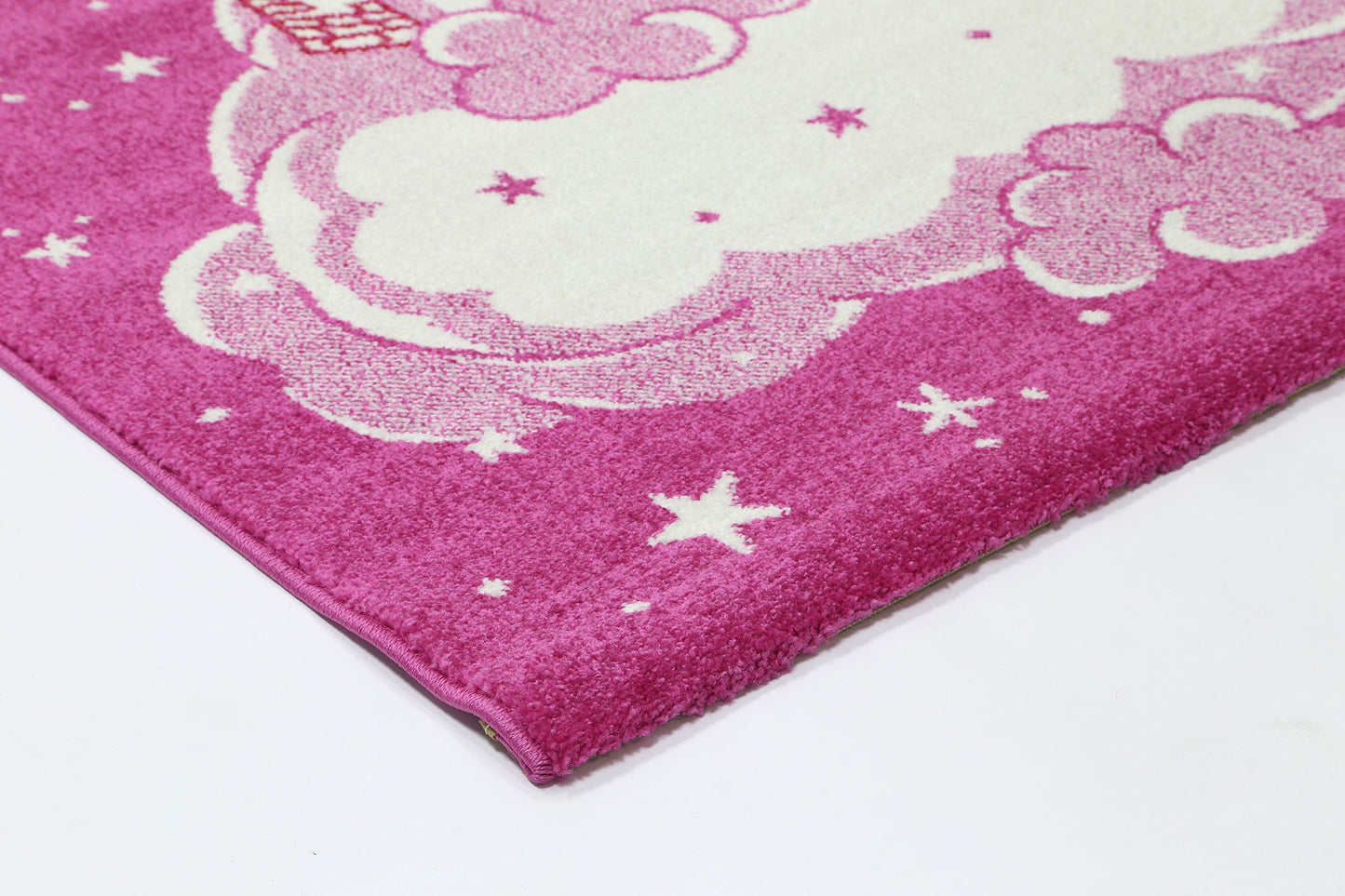 Happy Feet Princess Palace Pink Kids Rug