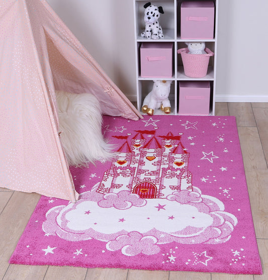 Happy Feet Princess Palace Pink Kids Rug - /products/happy-feet-princess-palance-pink-kids-rug