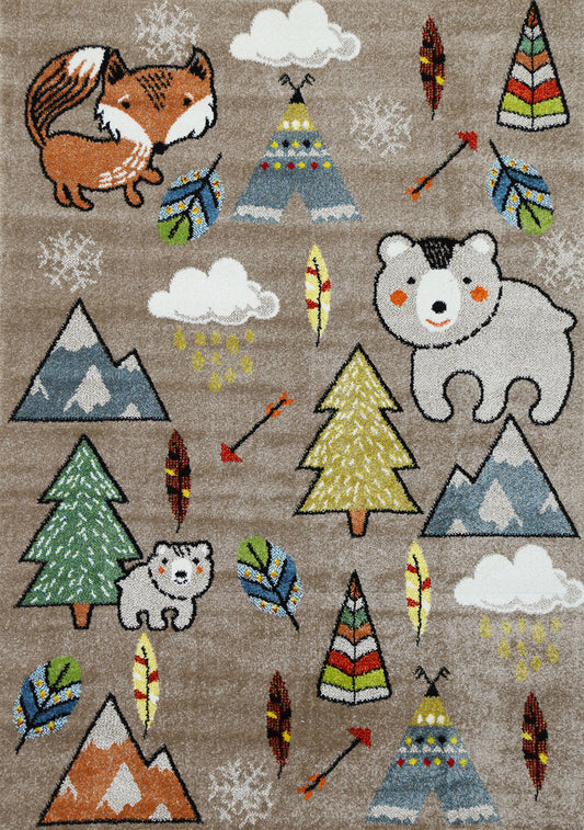 Happy Feet Mini Mountaineers Grey Kids RugHappy Feet Mini Mountaineers Grey Kids Rug - /products/happy-feet-mini-mountaineers-grey-kids-rug