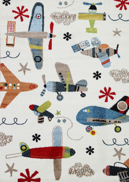 Happy Feet Flyin' High Multi Kids Rug