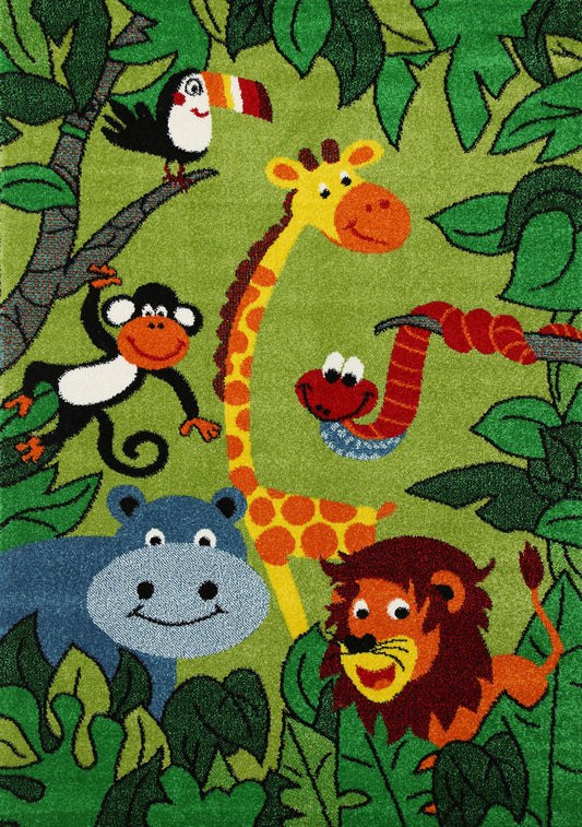 Happy Feet Jungle Jam Multi Kids RugHappy Feet Jungle Jam Multi Kids Rug - /products/happy-feet-jungle-jam-multi-kids-rug