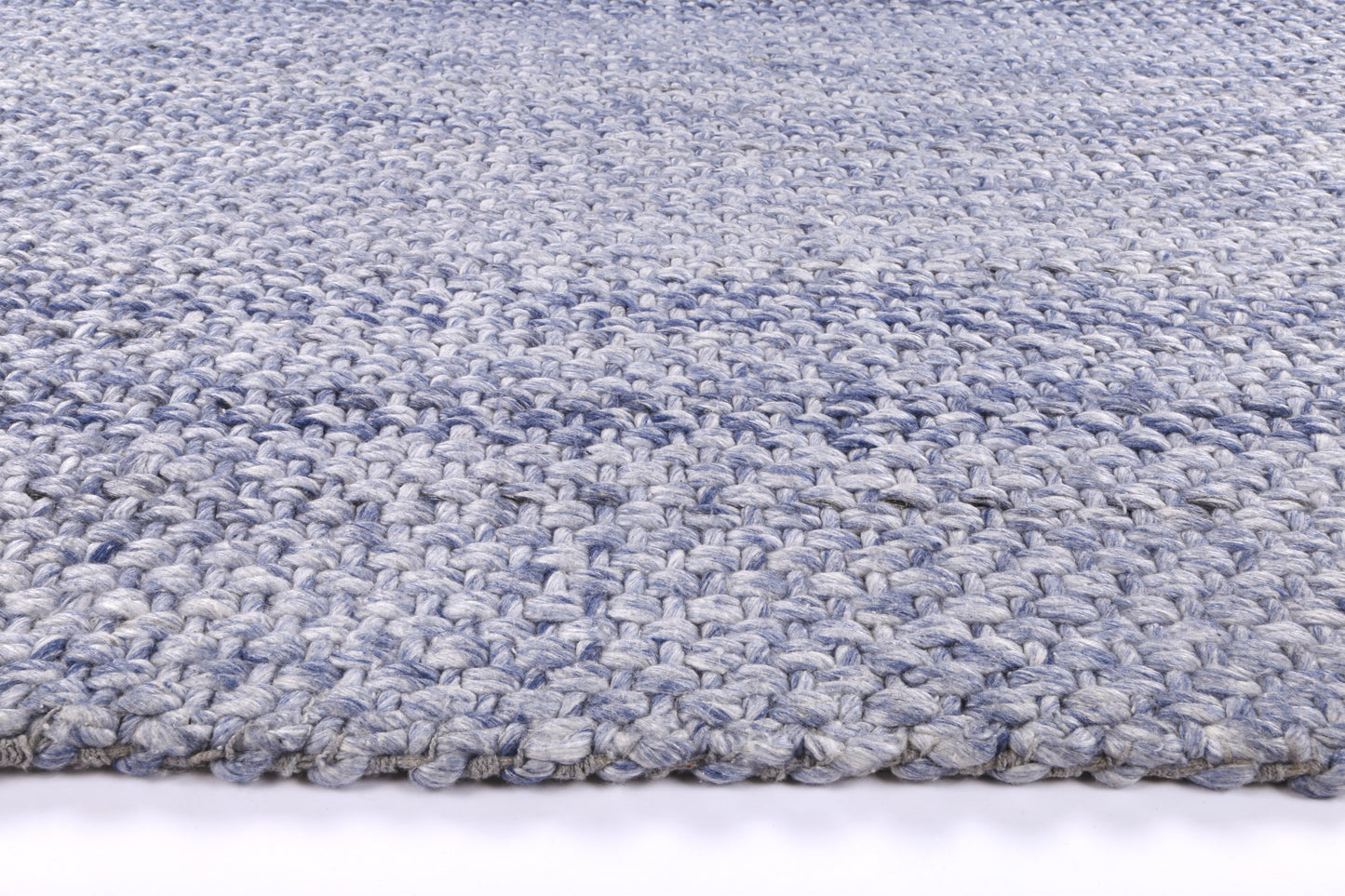 Harlow Chignon Blue Wool Blend Rug