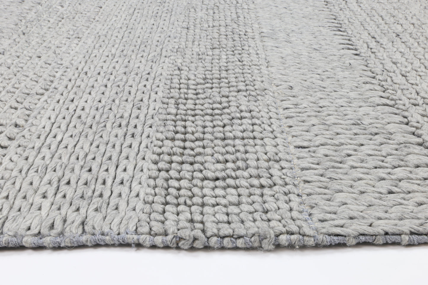 Harlow Grace Grey Wool Blend Rug