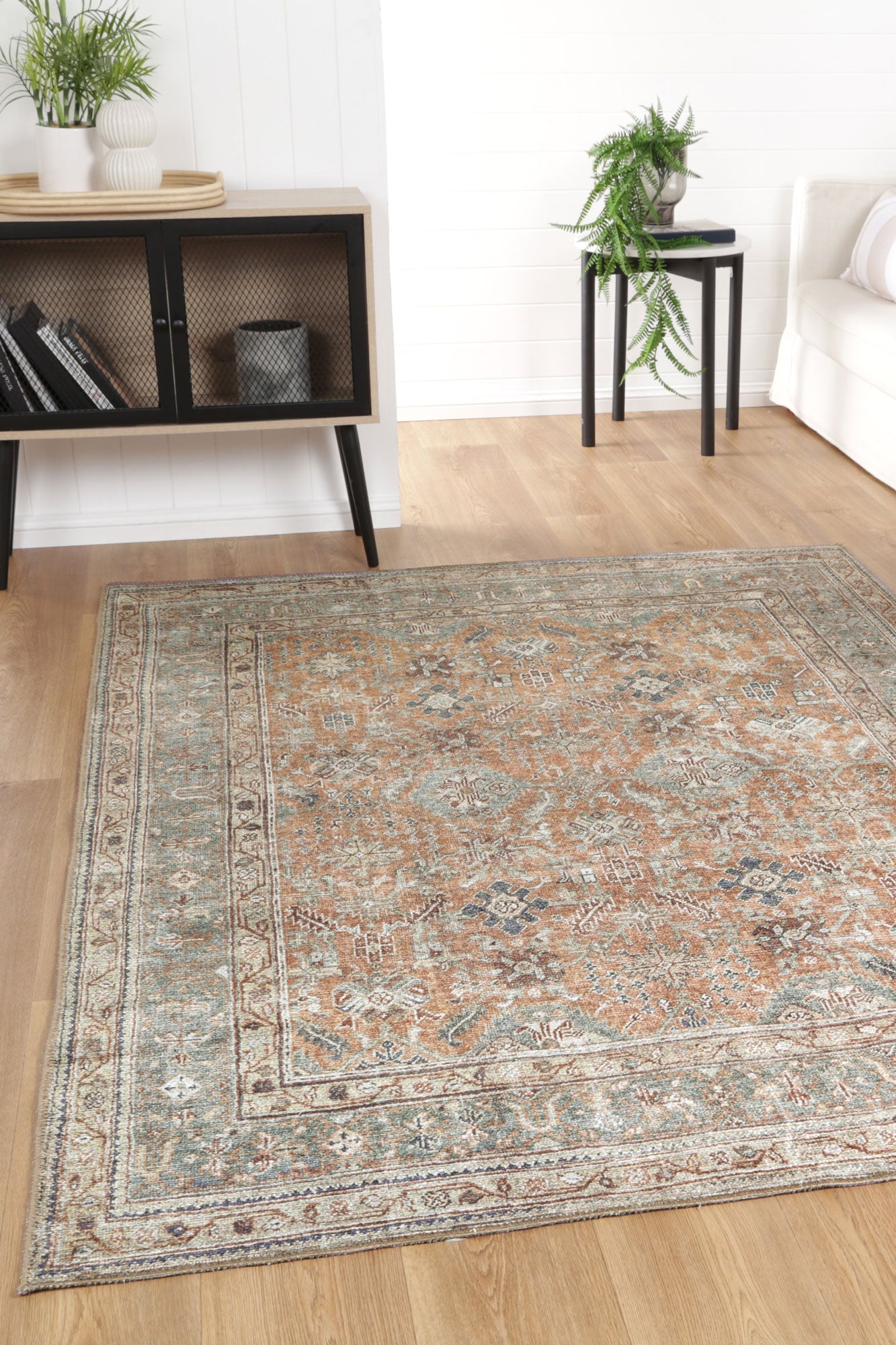 Home Culture Sansa Machine Washable Rug