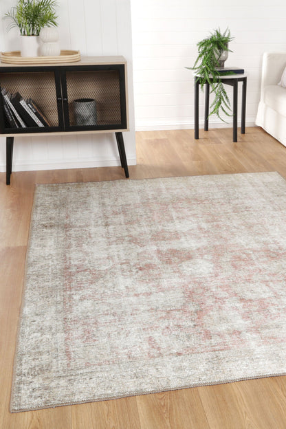 Home Culture Carmella Blush Machine Washable Rug