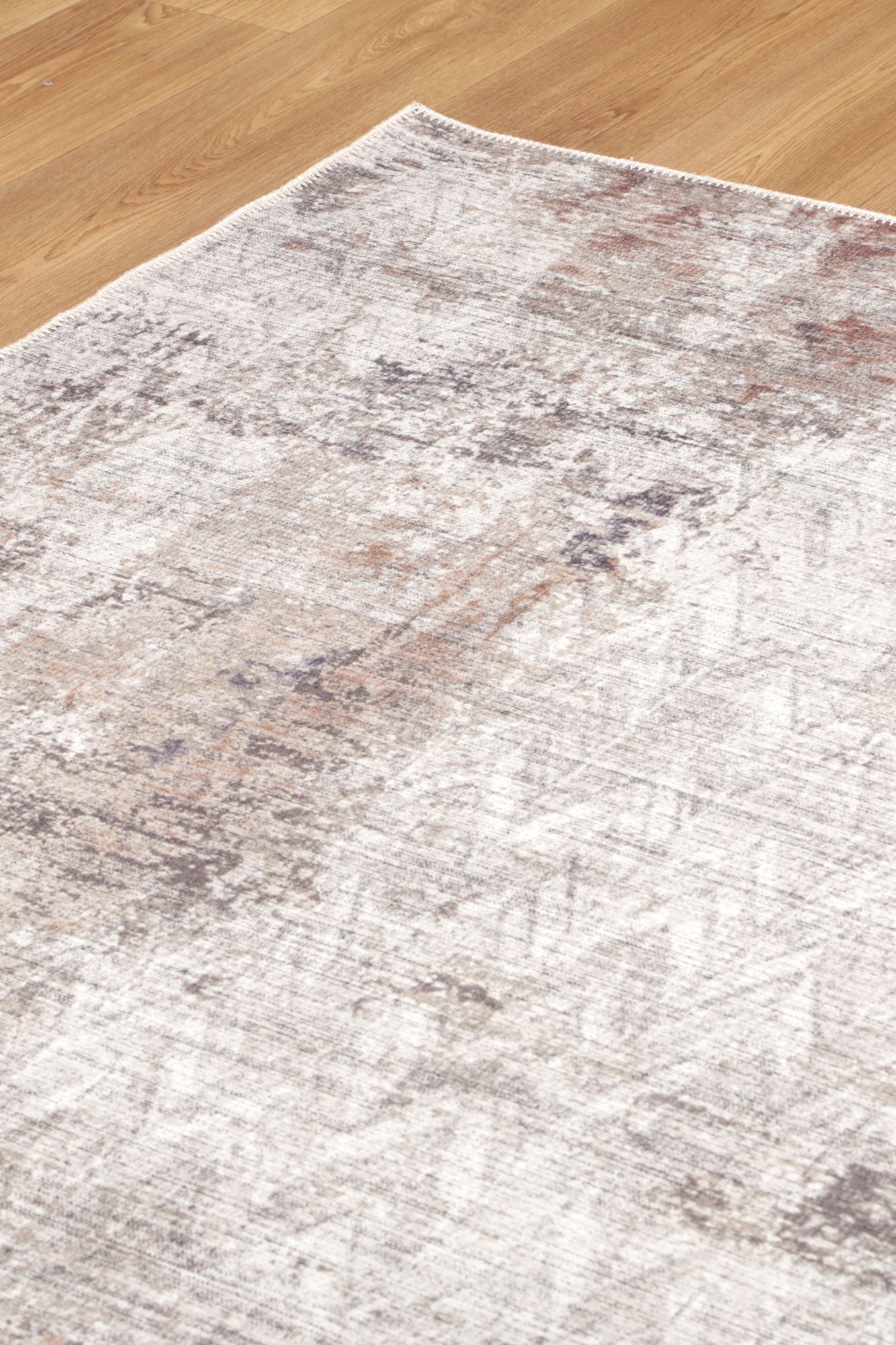 Hobart Limestone Machine Washable Rug