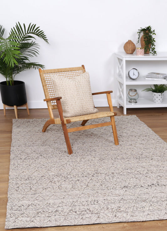 Himalaya Mosaic Tribal Ash Wool Rug - /products/himalaya-1100-ash