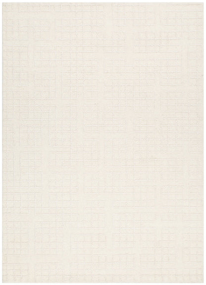 Abasco Ivory Knitted Wool Rug
